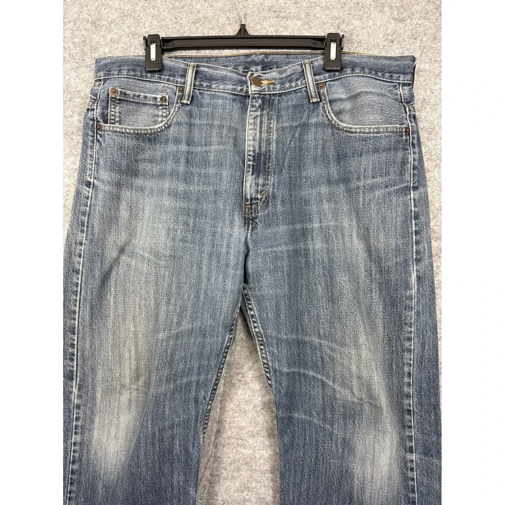 Levis 569 Loose‎ Straight Jeans Mens 36x30 Blue Denim Medium Wash 00569-0201